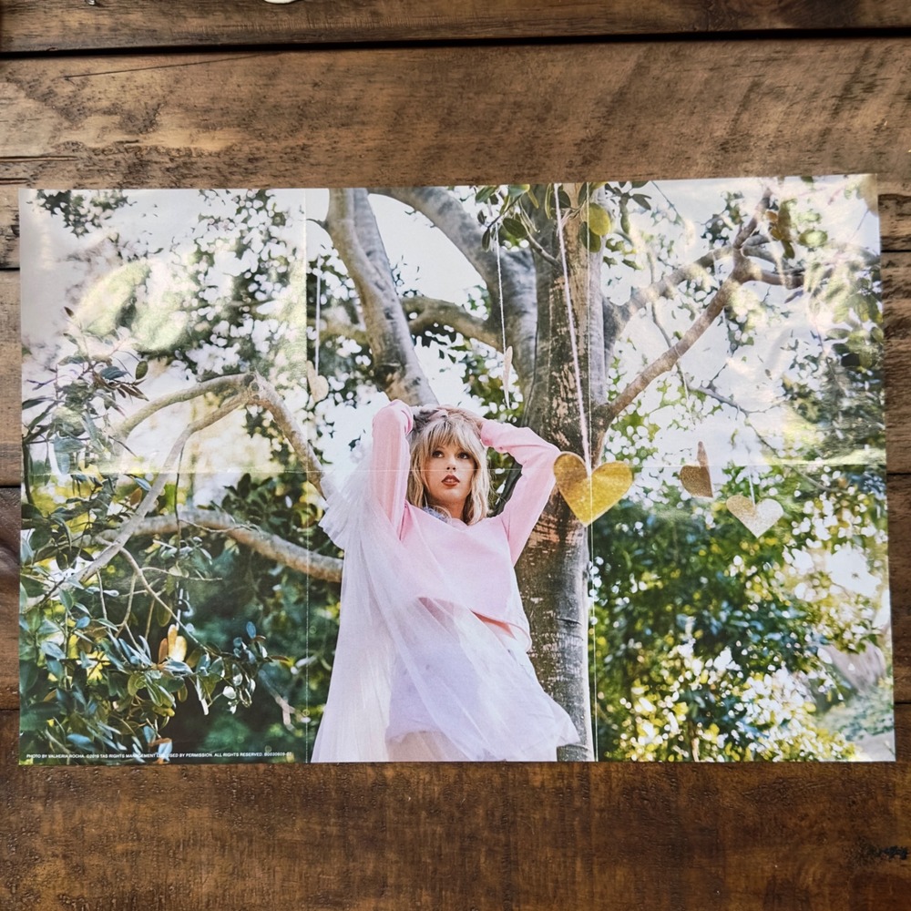🫶Taylor Swift Lover Era Poster ONLY Lover CD Deluxe V2 Journal Official Merch
